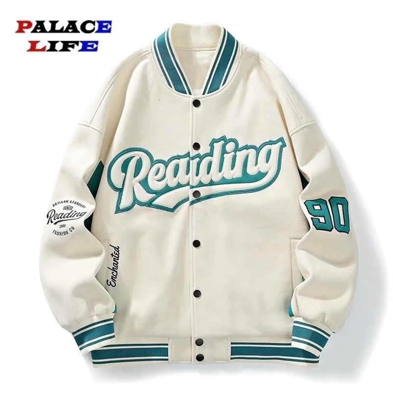 Men's Jackets Embroidery Letter Pilot Baseball Jacket Men Hip Hop Streetwear PU Leather Varsity Bomber Jacket Women Harajuku Loose Coats 231212