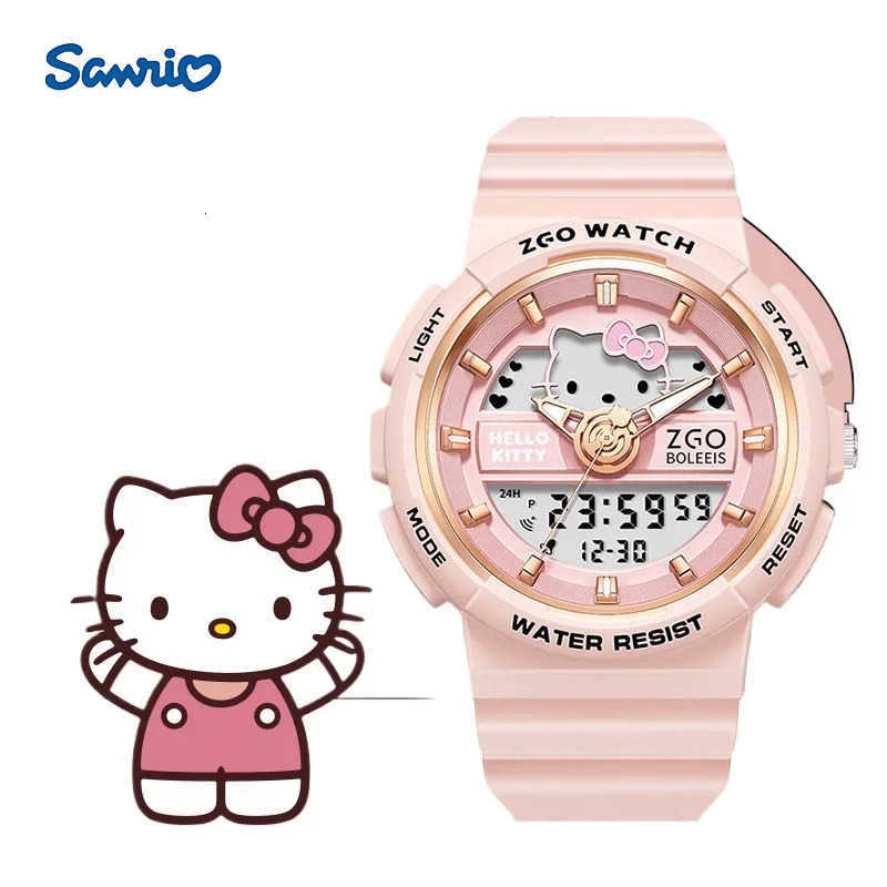 Sanrio HelloKitty cartoon character watch waterproof kawaii highlooking student and child cute watch holiday gift new L250925