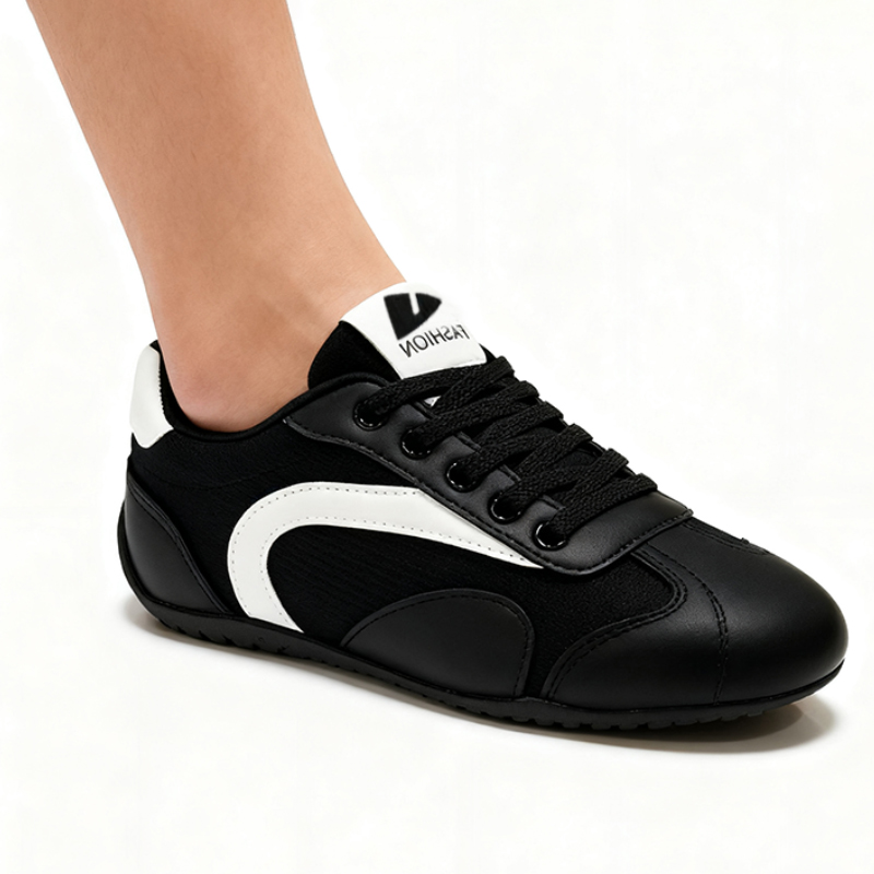 Casual Shoes Men's Classic German Training Sneakers - Stylish Khaki with Navy Accents, Ideal for Casual and Sports Wear