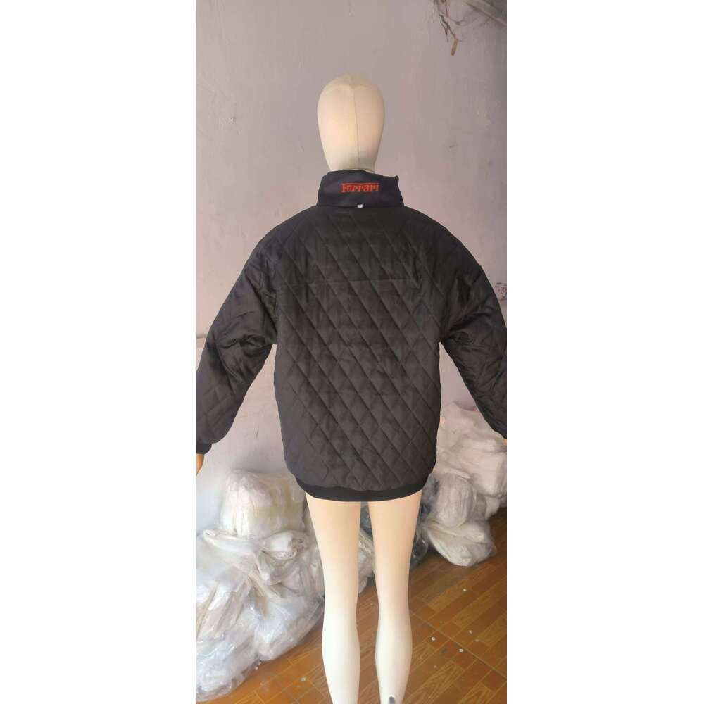 2025 Spring and Autumn New Jacket Sports Style Black Printed Casual Loose Long Sleeve