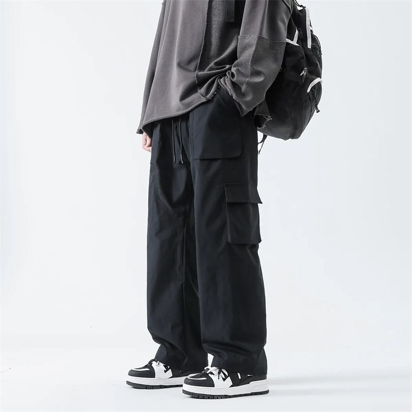 Men's Pants Streetwear Hip Hop Joggers Cargo Pants Men Multi-Pocket Elastic Waist Harem Trousers Male Harajuku Casual Woman Sweatpants 231129