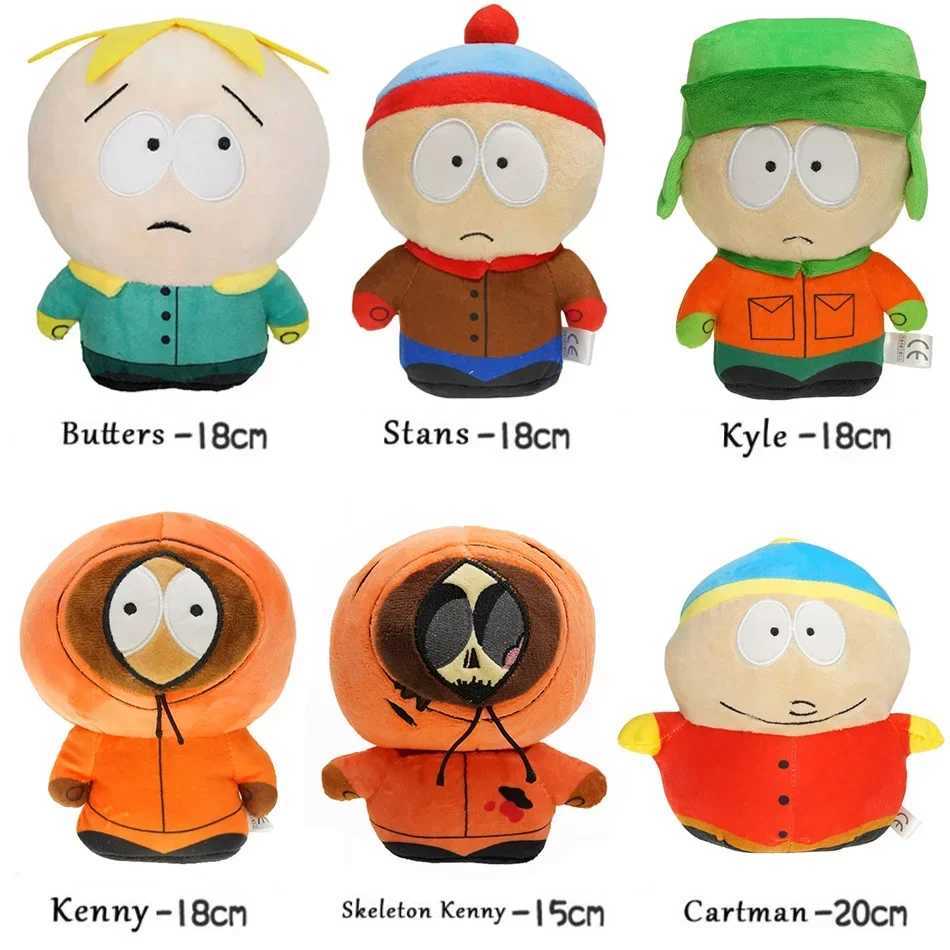 20cm South Park Toy Cartoon Plush Dolls Stan Marsh Kyle Browski Eric Theodore Cartman Plush Pillow Toy Childrens Birthday Gift C250925