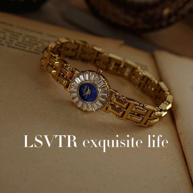 New Hot-Selling Jewelry Women's Wristwatch Vintage Gold Watch for Women