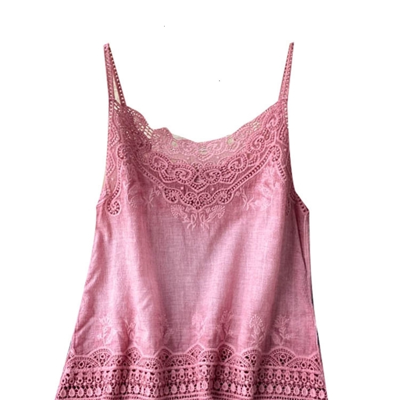 Camisoles Tanks Summer Style Retro Bohemian Embroidery Lace Square Collar Age Reduction All-match Camisole Female Sweet Blouse Women KK520 230421