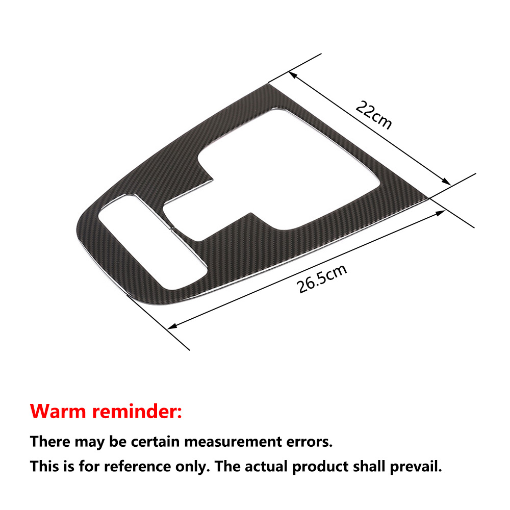 Car Carbon Fiber Center Console Gear Shift Panel Decoration Cover Trim for Mercedes Benz GLE W167 GLS X167 GLE Coupe C167 450 350 AMG 63 53Interior Ac