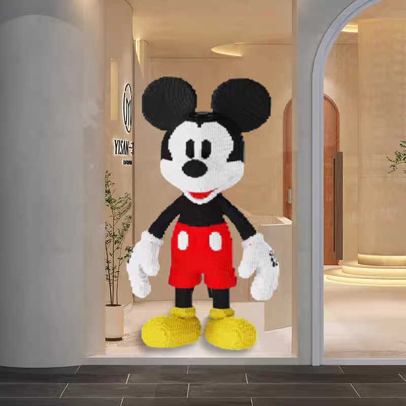 Disney Series of small-particle Mickey Mouse building blocks puzzle toys