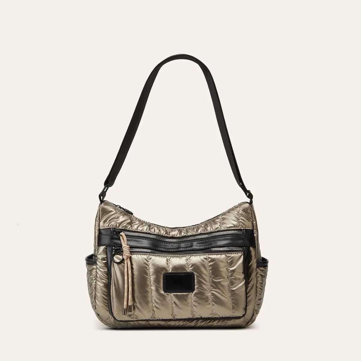 Trend Shoulder Bags for Woman 2025 Fashion Hand Bag Ladies Autumn Winter Handbag Women Messenger Bag Silver Handbags Champagne Z250926