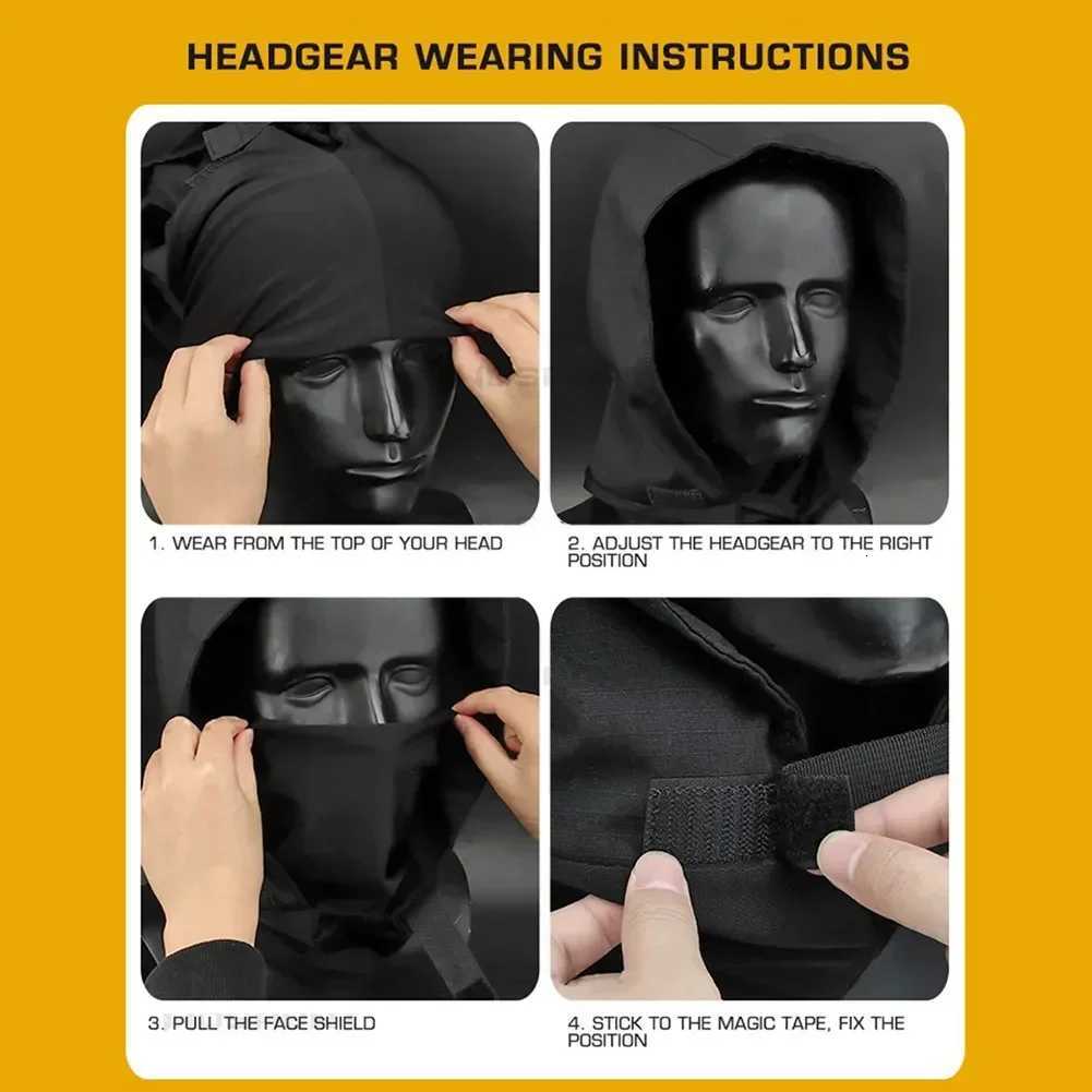 Hunting Mask Headgear Tactical Combat Balaclava Head Hood Breathable Tactical Mask Airsoft Hunting CS Game Halloween Cosplay Z250926