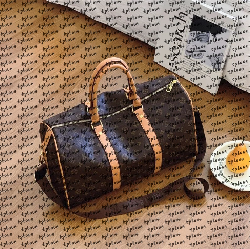 Designer Duffle Bag for Men Traveling, Luggage Travel Bag Weekender Overnight Bag,Women Gym Carry on Hanging suitcase set business travel bag shoulder W08