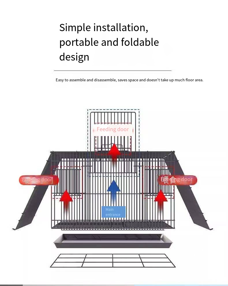 Birds cage Large household parrot cage Myna cage Acacia Breeding