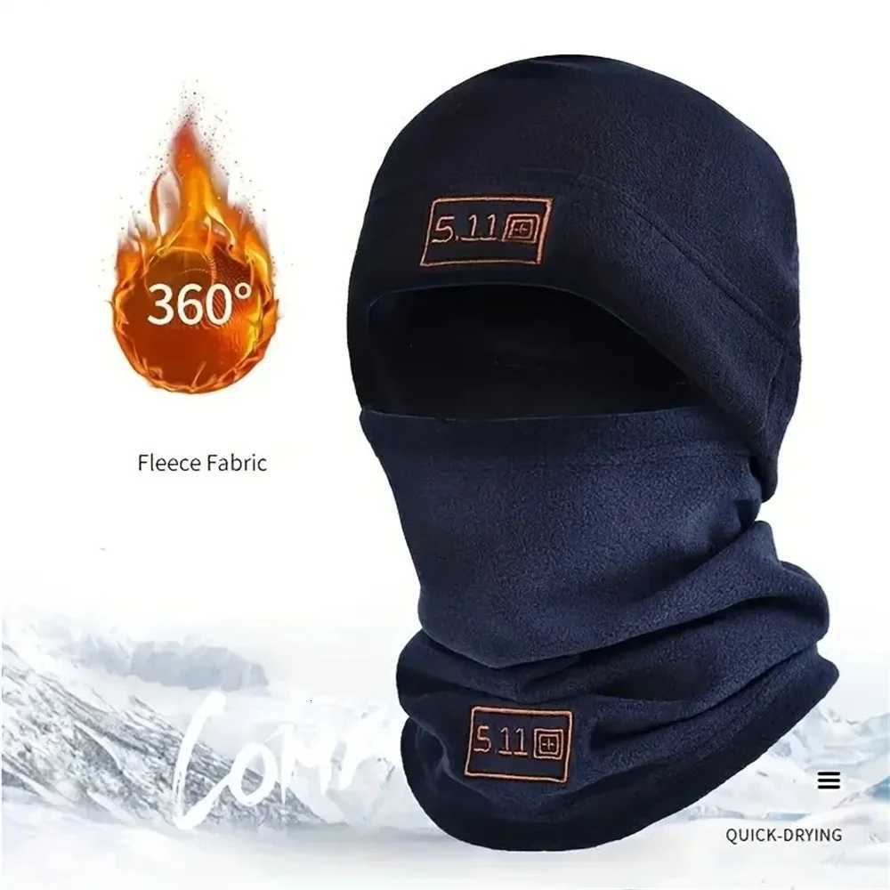 Winter Warm Outdoor Fleece Hat Scarf Thickened Autumn and Winter Men and Women Coldproof Warm Mountaineering Riding Mask Set Z250926