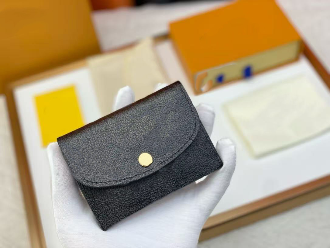 2025High-quality luxury designer luxury wallet card bag fashion wallet classic leather wallet credit card coin purse with box dustproof bag