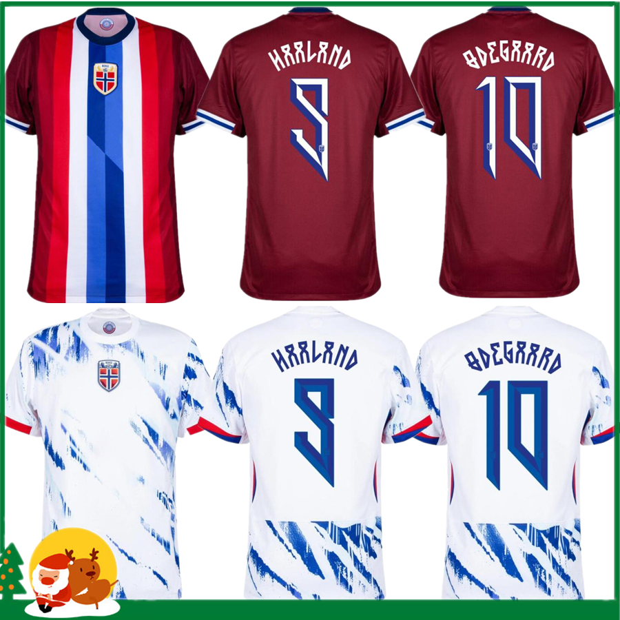 2025 Norway soccer jerseys 24 25 ODEGAARD Berge BOBB Haaland NUSA Norges Mykland Solskjaer home away football shirt