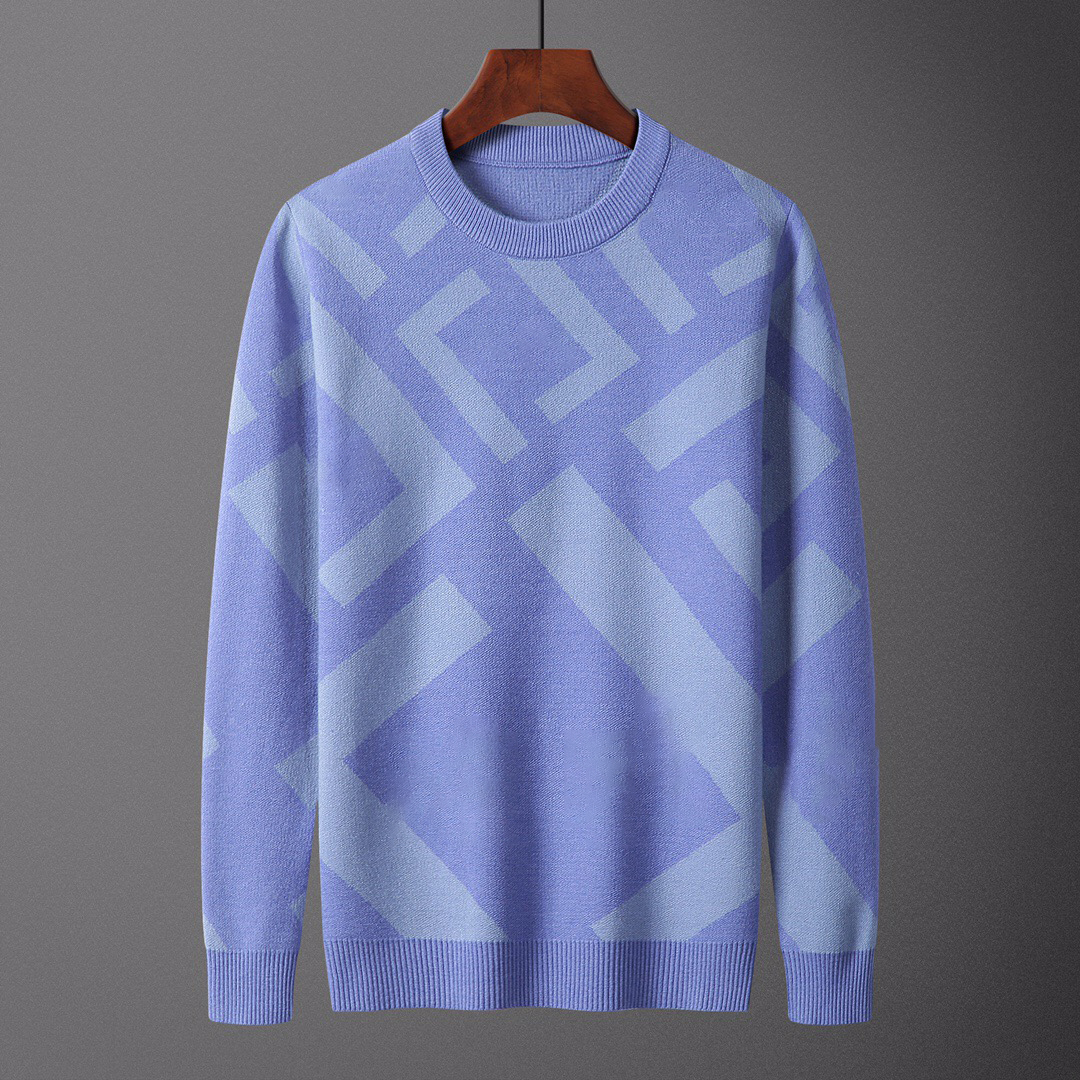 High quality designer men's sweater women's sweater sports sweater pullover print embroidered knit sweater unisex Asian pure cotton M-XXXL