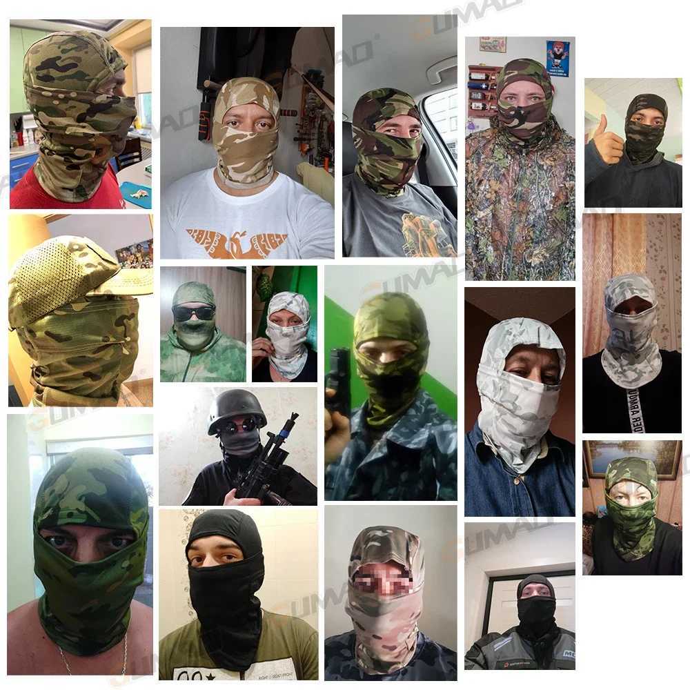 Camouflage Balaclava Full Face Breathable Full Face Scarf Mask Hiking Cycling Hunting Bike Head Cover Tactical Airsoft Men Z250926