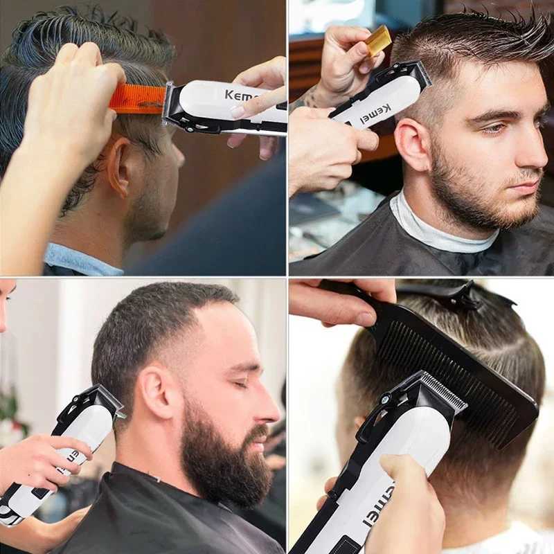 Kemei Electric Hair Clipper Hair Cut Wireless Trimmer men Professional Clipper Machine Rechargeable Hair Cut Barber R250926