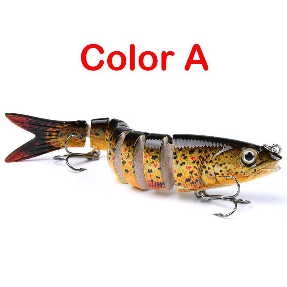 1PCS Multisection Minnow Fishing Lure 135cm 19g Artificial Hard Bait Swimbait Lifelike Wobbr Crankbait Pesca Fishing Tack W250926