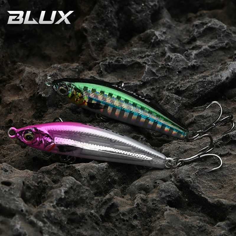 BLUX EXI 50 Sinking Gravity Pencil Heavy Stick Fishing Lure 50MM 8G Saltwater Lipss Minnow Wobbr Hard Plastic Bait W250926