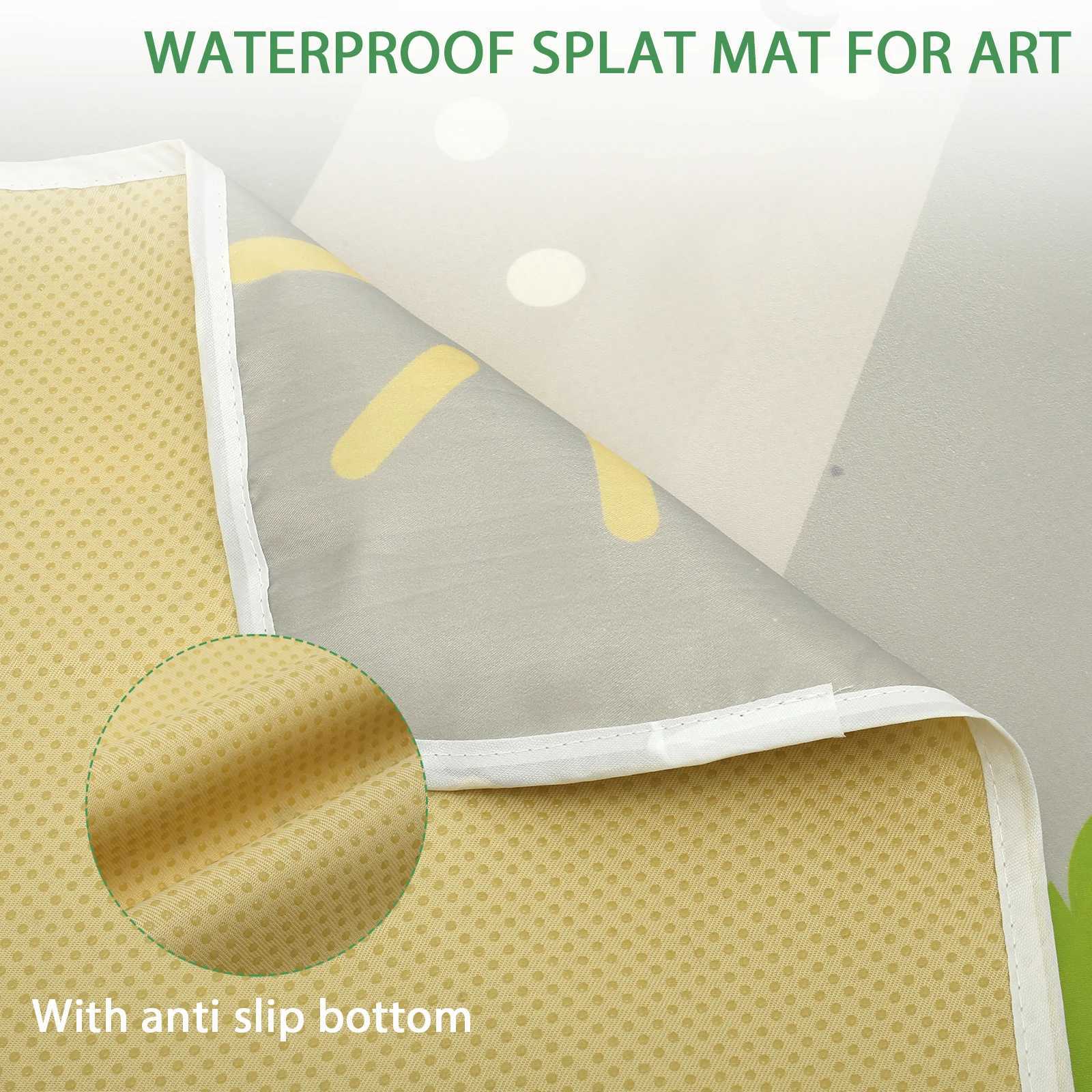 Baby Splat Mat for Under High Chair Anti Slip Washable Waterproof Floor Splash Mat Foldable Crawling Carpet Kid Game Baby Mat Y250926