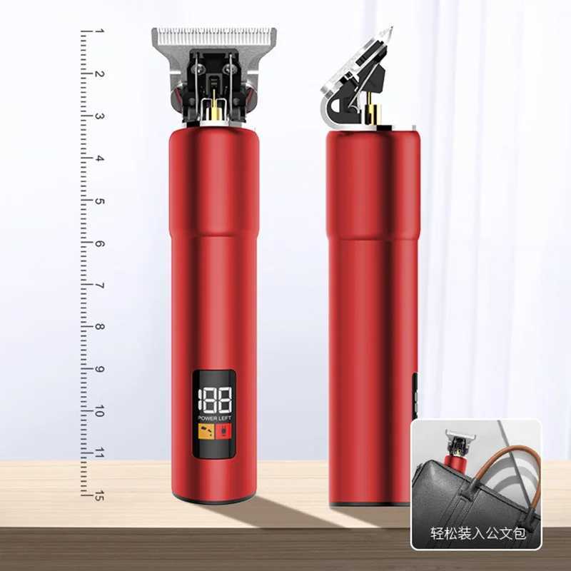 Kemei 10w LCD Display Cordless Rechargeable TBlade Men Hair Trimmer USB TypeC 0mm Zero Gapped Baldhead Shaver Barbershop Home R250926