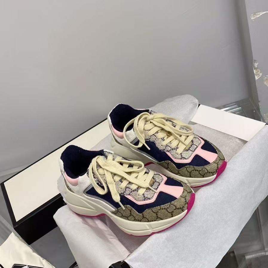 designer Sneakers Women high quality Platform Leather woman Casual shoes Sport Ladies Outdoor Running Men's Fashion Sneakers unisex Casual Sports size 35-45