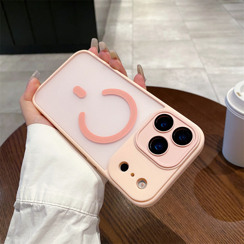 Smoky Magsafe Case Hard PC Ultra slim Phone case for iPhone 17 PRO MAX Air Anti-drop wirless charging for samsung s25 s24