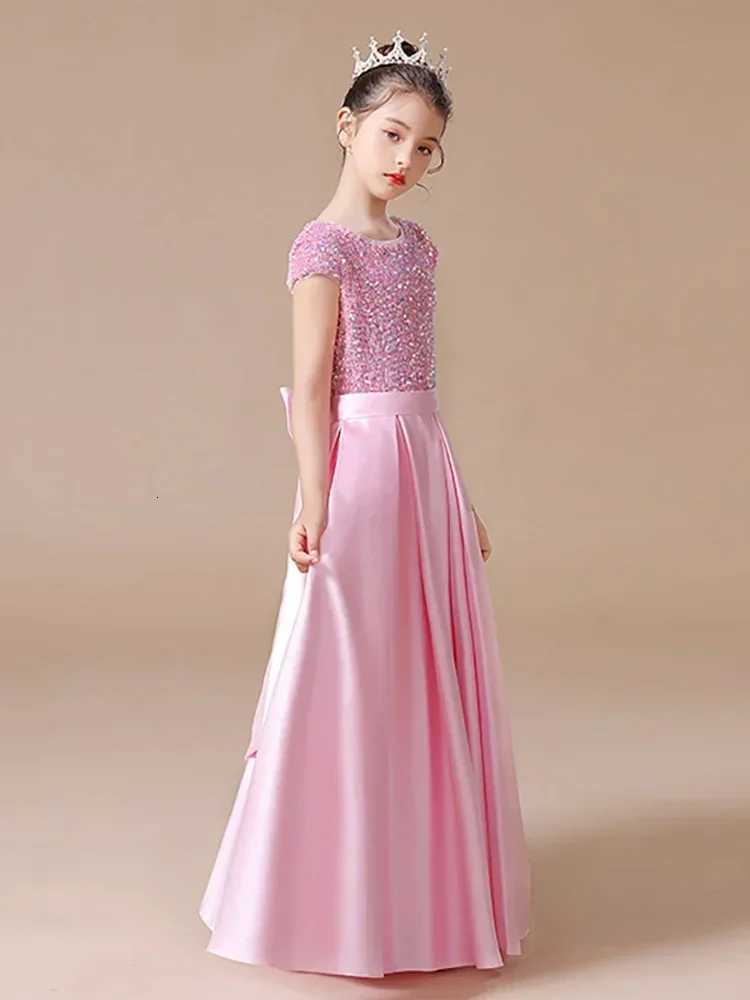 Christmas Dress Flower Girl Dresses Wedding Kid Formal Party Junior Concert Banquet Princess Gown Party Dress For Kids Birthday Z250926