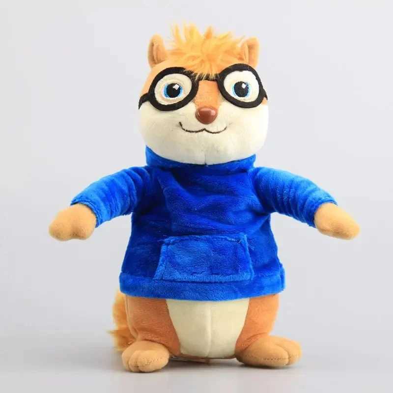 New 3pcs 22cm Alvin and the Chipmunks Halloween Plush Toys Kawaii Fluffy Chipmunks Stuffed Animals Birthday Christmas Gift Y250925