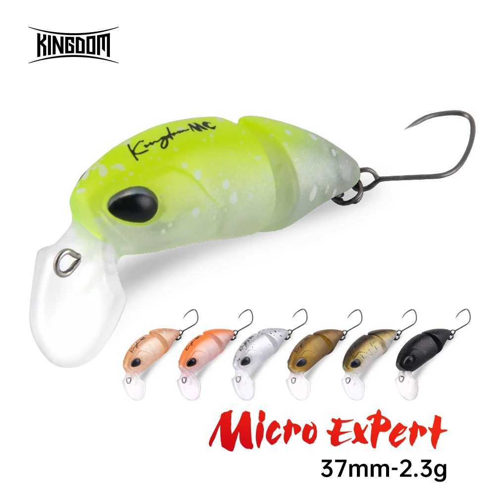 Kingdom Micro Expert Fishing Lure 23g 37mm Jointed Floating Minnow Artificial Hard Bait Swimbait Topwater Crankbait Trout lure W250926