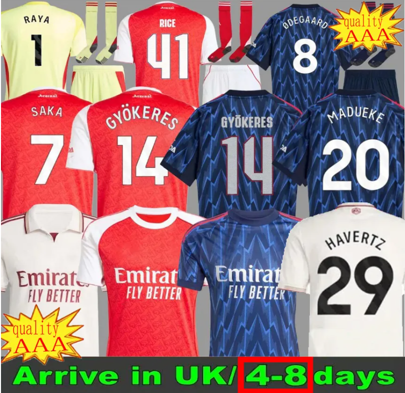 Arsenal Football Kits 24 25 26 Baby Kids Clothing Kids Sets Children Athletic Outdoor Apparel Jerseys Arsenall Jersey Saka ODEGAARD HAVERTZ RICE SMITH ROWE G.Jesus