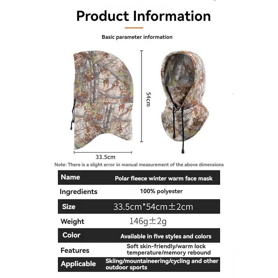 GTUBIKE Winter Warm Full Face Mask Fleece s Windproof Balaclava Neck Warmer Sport Ski Mask Motorcycle Cycling Neck Warmer Hat Z250926