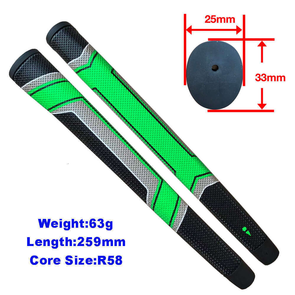 Can be used as customer golf club non-slip grip, women's putter grip Green Patterned Comfortable Club Grip for Female Golfers