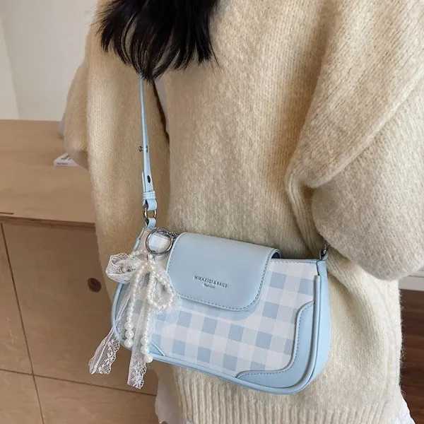 2025 Korean Square Underarm Bag for Women Minimalist Shoulder Crossbody Purse Fashionable Handbag Z250926