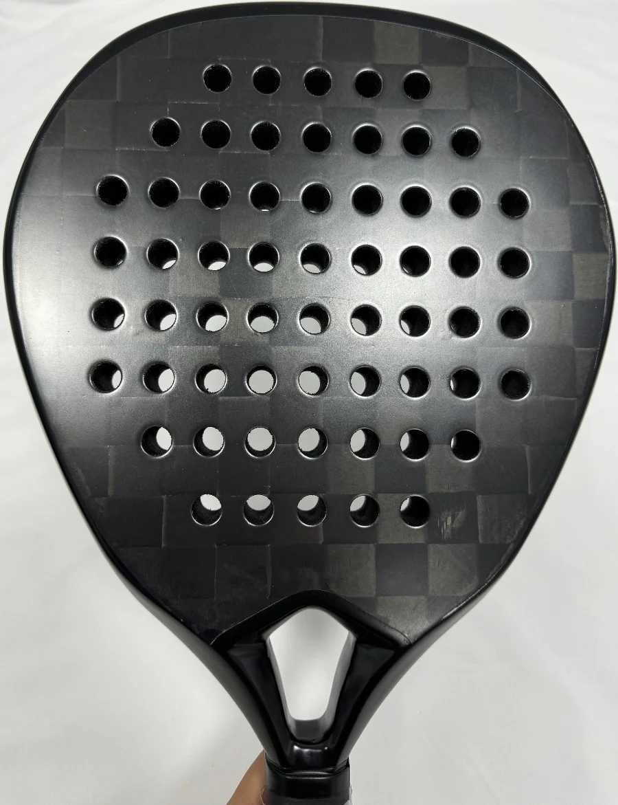 Hot Sale 18K Carbon Fiber 1517 EVA Lightweight Padel Paddle Racket Padel Tennis Racquets Diamond Shape J250926