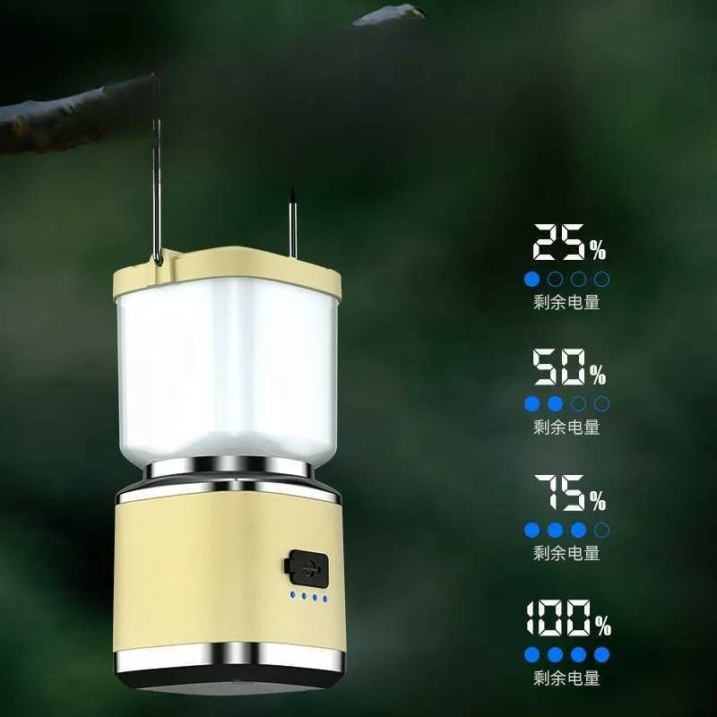 Mini camping lantern portable outdoor dimmable charging longlasting handheld mood light for camping C250925