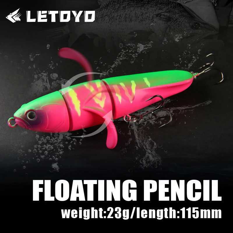 TOYO 23g115mm Floating Pencil Lure Three Section Water Surface pelr Floating Hard Baits Topwater Bass Lure W250926