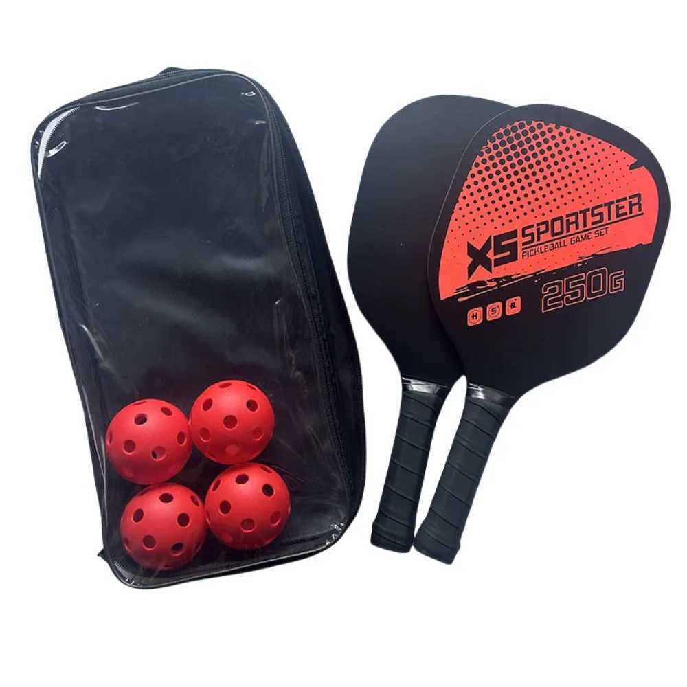 2 Rackets 4 Pickleballs Pickleball Rackets Set with Bag Wooden Pickleball Paddle Pickleball Accessories Pickleball Racquet J250926