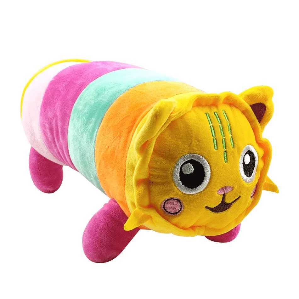 New Gabbys Dollhouse Plush Toy Mercat Cartoon Stuffed Animals Smiling Cat Car Cat Hug Gabys Girl Dolls Kids Birthday Gifts Y250925