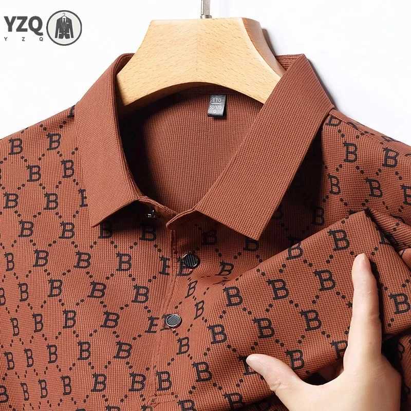 Casual Mens Business PoLo with Graphic Design Perfect Fit & Easy Care Fabric