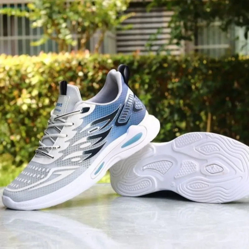 Summer Mens Casual Shoes Shockproof Comfortable Outdoor Running Fitness Training Exercise Sneakers 250923