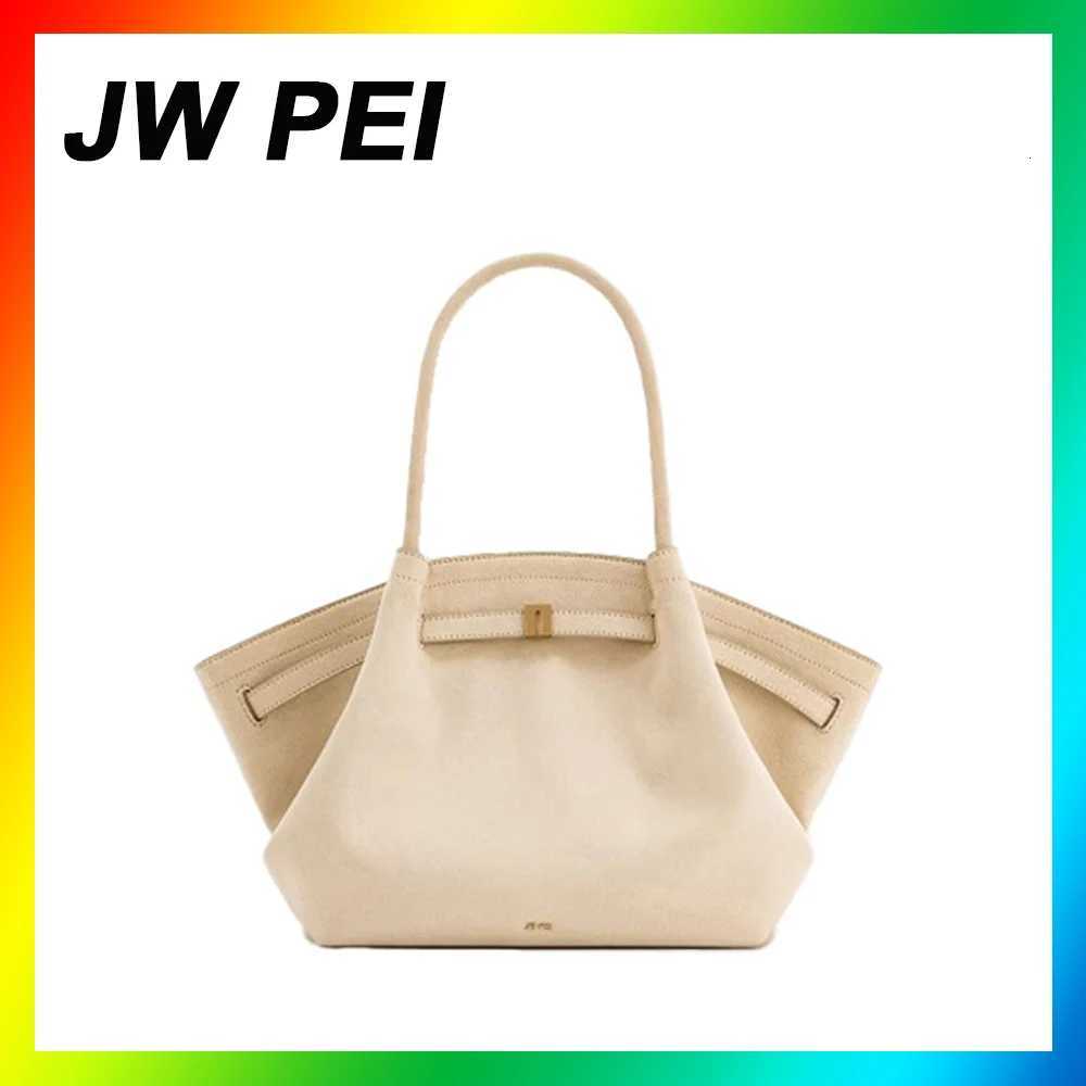 2025 JWPEI Dumpling Bag Size Suede Soft Bag Fashion Tote Shoulder Underarm Tote HundredW250926
