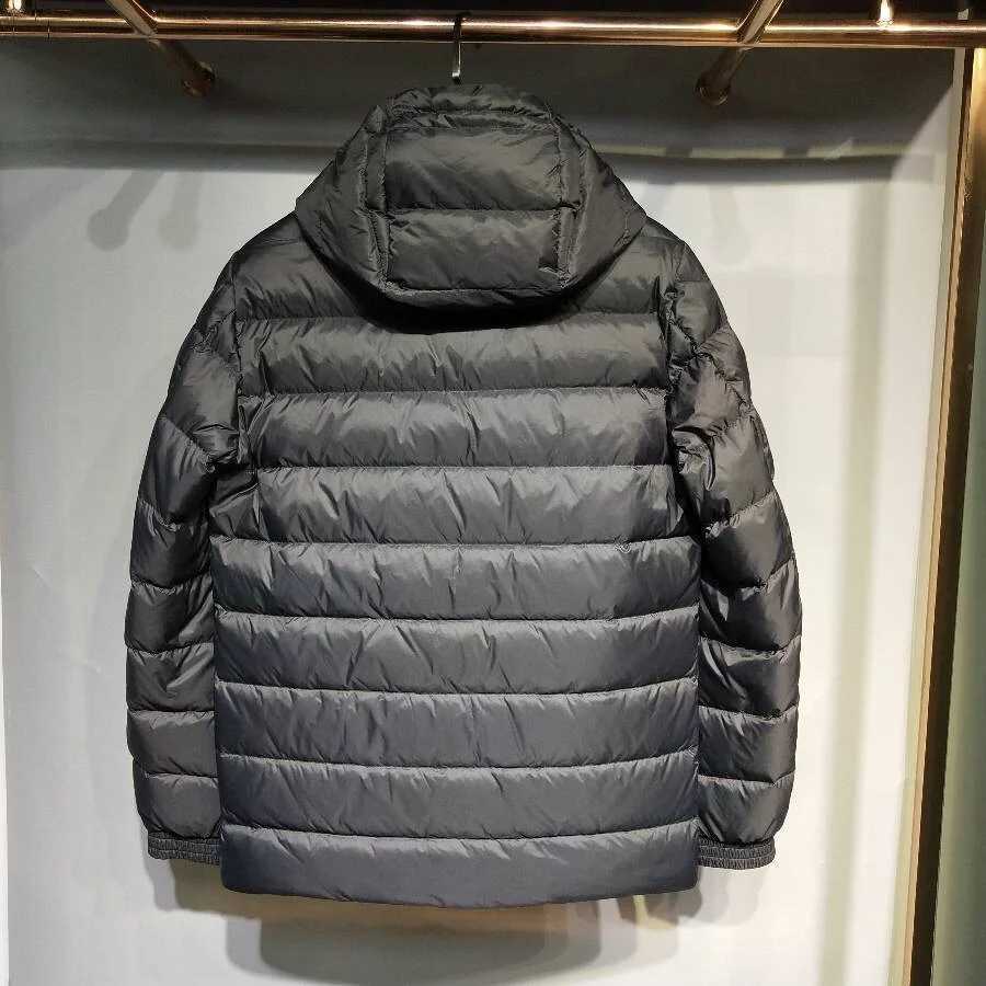 Mens style Winter warm coat Classic casual down jacket famous designer highquality Waterproof light warm down hooded jacket W250926