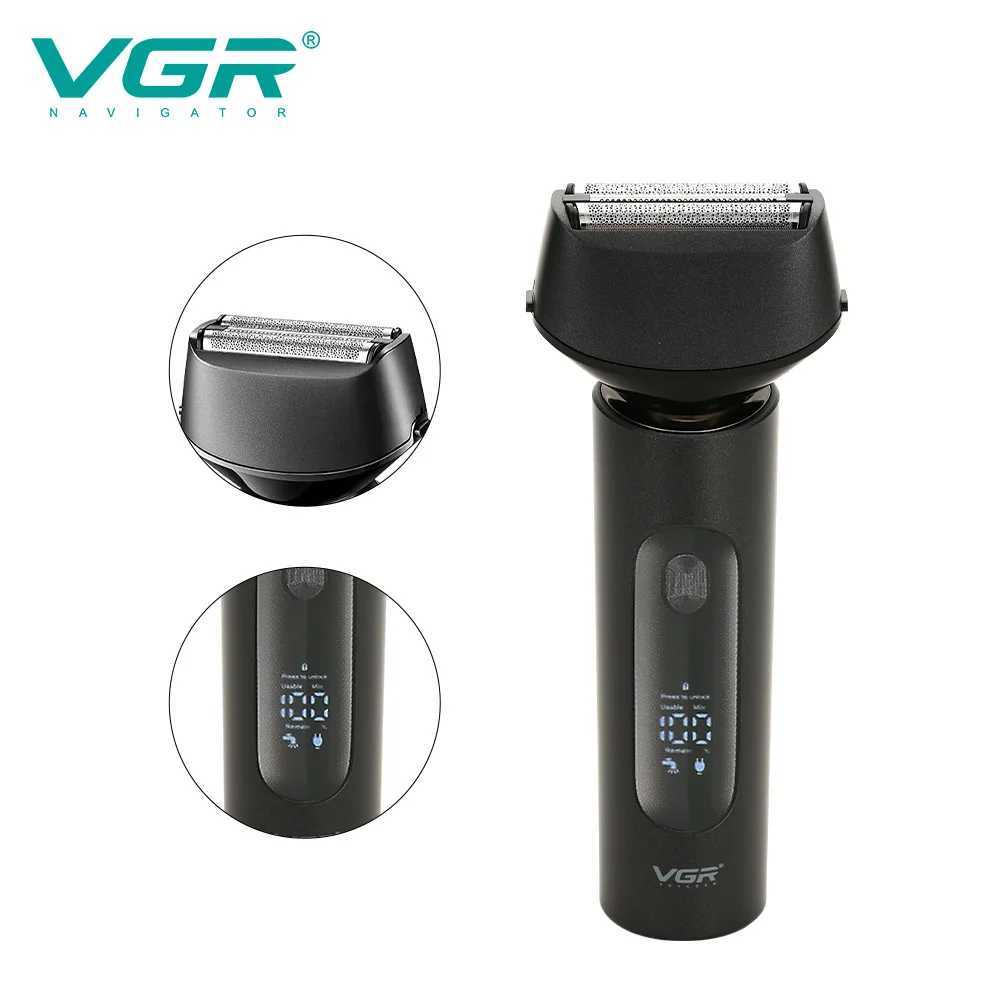 381 Electric Shaver Beard Trimmer Shaving Machine Trimmer for Men Razor Professional Electric Rechargeable Washable R250926
