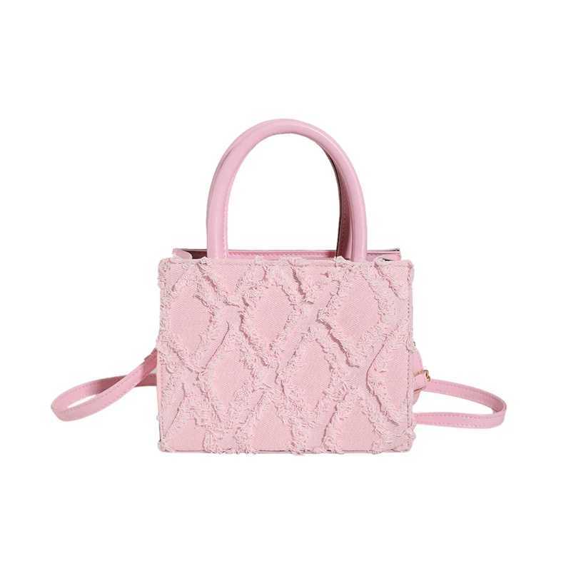 Vintage Canvas Tassel Womens Shoulder Bags Fashion Design Ladies Small Square Crossbody Bag Casual Female Clutch Handbags Purse Z250926