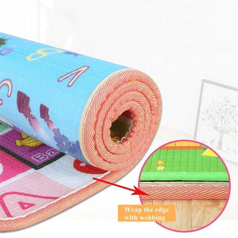 200x180180x150180x120cm Play Mat for Childrens Thick Safety Mat Friendly Crawling Play Mats Folding Mat Carpet Rug Playmat C250926