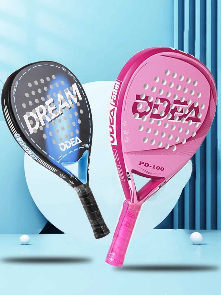 Odea Plate Tennis Racket Cage Beach Paddle Professional Advanced Carbon Fiber Sports Racket Outdoor Sports Racket J250926