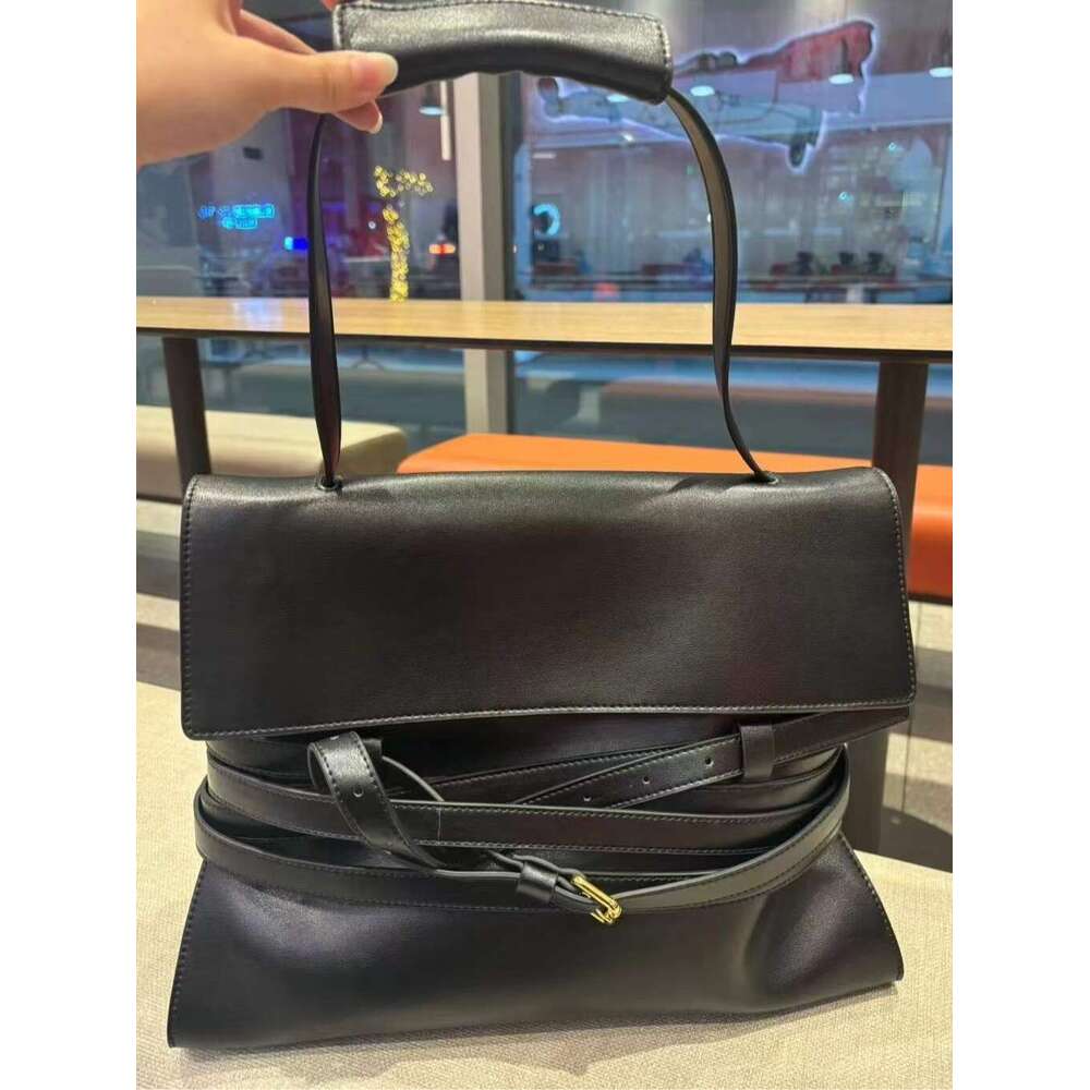 Designer Bags High Quality Genuine Leather Bags Autumn Winter Handbags Purses Luxury New In Cowhide Belt Buckle Underarm Shoulder