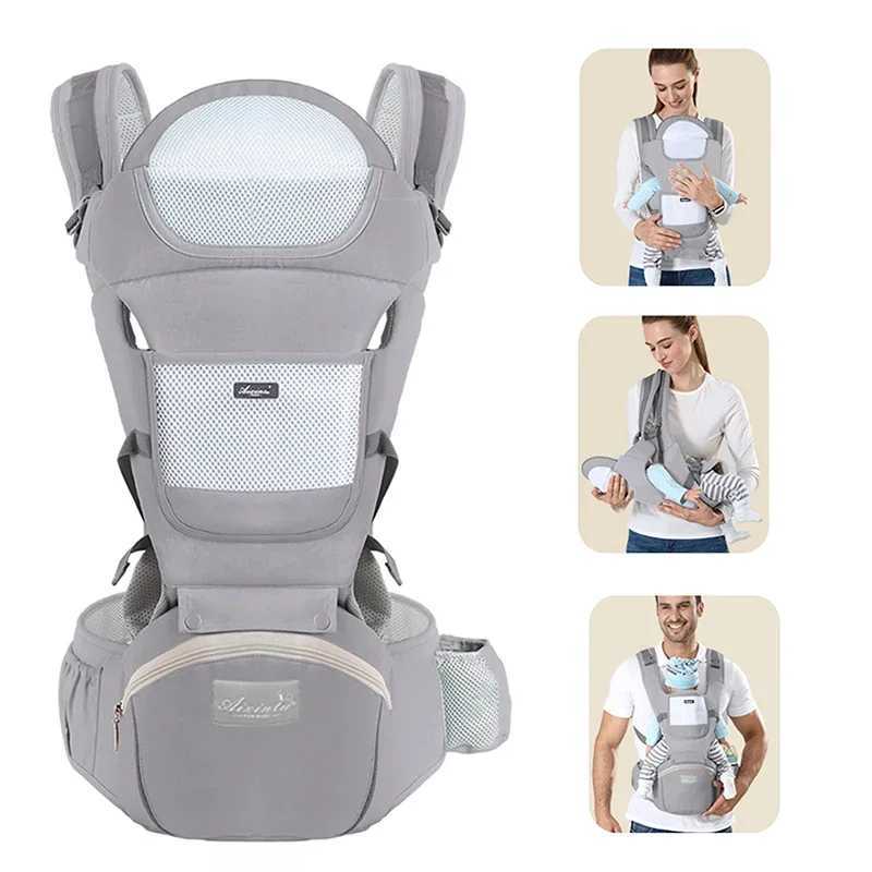 Ergonomic Baby Carrier Backpack Infant Baby Hipseat Carrier Front Facing Ergonomic Kangaroo Baby Wrap Sling Travel Backpack J250925