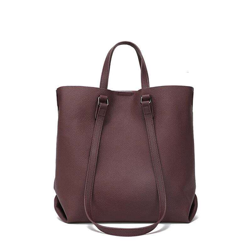 Woman Cowhide Genuine Leather Shoulder Bag Women Casual Large Capacity Totes Handbag Ladies Office Work Strap Crossbody Bags New MDNG2509