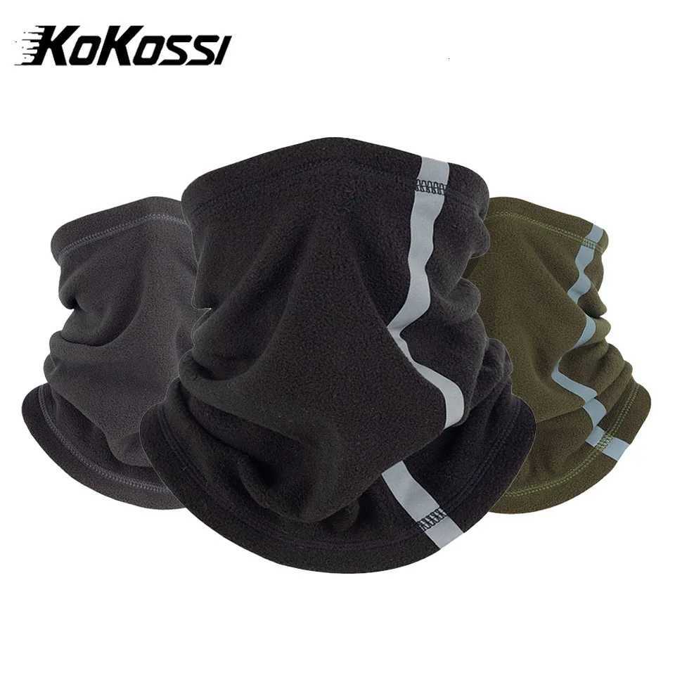KoKossi Winter Warm Scarves Fleece Neck Cover Mask Reflective Skiing Neck Scarves Half Face Mask Scarf Riding Motorcycle Z250926